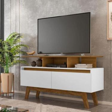 Imagem de Rack para TV até 50 Polegadas 2 Portas Rubi 1.2 Bechara, Cinamomo/Bran