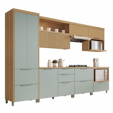 Imagem de Cozinha 7 Peças Marquesa 7 Portas 7 Gavetas 350cm MDF Nesher