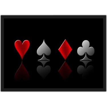 Imagem de Quadro Decorativo Canastra Baralho Cartas Naipe Com Moldura G01 - Vita