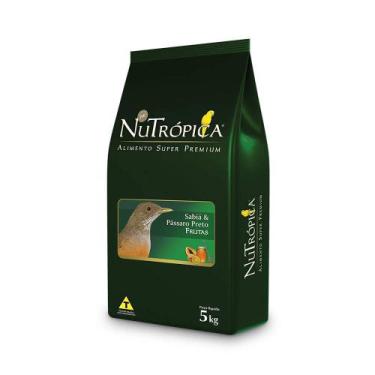 Imagem de Ração Nutrópica com Frutas para Sabiá e Pássaro Preto - 5kg
