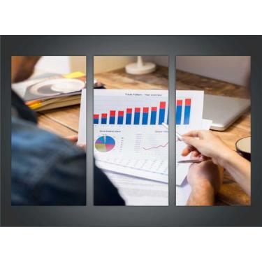 Imagem de Quadro Decorativo Contabilidade e Economia Profissão Salas Decorações 