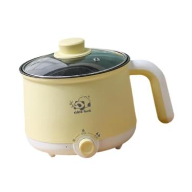 Imagem de Generic Panela elétrica portátil com alça multifuncional 2 engrenagens Raman Cooker panela elétrica de arroz para sopa aveia bife, Sem Vaporizador