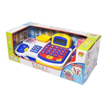 Imagem de Caixa Registradora Infantil Completa Inclui Acessórios DM Toys DMT3816