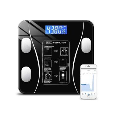 Imagem de Balança Corporal Bioimpedância Eletrônica Bluetooth Com App - ORIGINAL