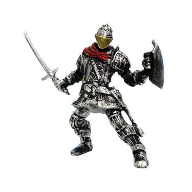 Imagem de Boneco gladiador cavaleiro guerreiro medieval com espada e escudo - AR