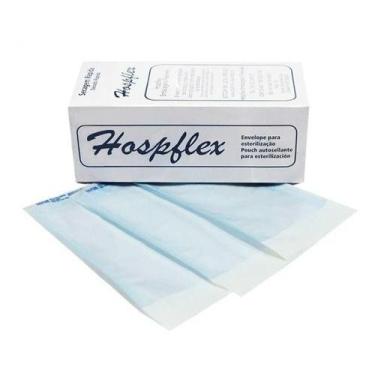 Imagem de Envelope Auto Selante P/ Esterilização 9x26 C/400 Hospflex, 110V/220V