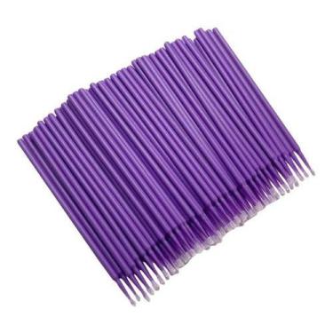Imagem de Microbrush Cotonete Alongamento Fio A Fio Dentista Kit  100 - oem, Ros