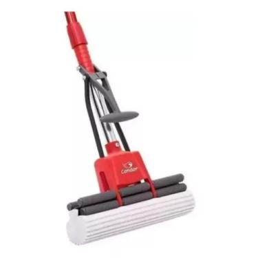 Imagem de Mop Esfregão Pva Rodo Magico Absorvente Limpa Liquido com cabo - Condo