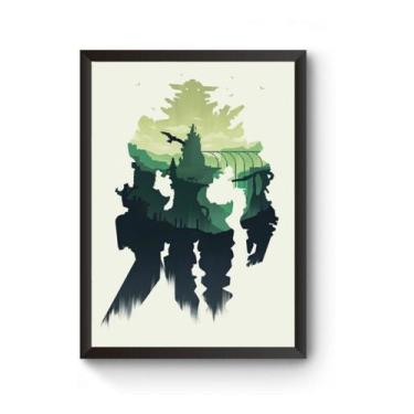Imagem de Poster Moldurado Game Shadown Of The Colossus Quadro - Fanarte