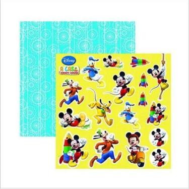 Imagem de Papel Scrap Festa Disney A Casa Do Mickey 2 Recortes Sdfd104 - Toke E 