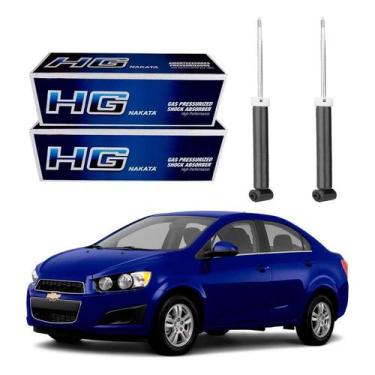 Imagem de Par Amortecedor Traseiro Nakata Sonic Sedan 1.6 2012 A 2014