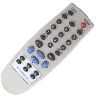 Imagem de Kit 02 Controle Remoto Compatível Receptor Parabólica 1000s - LELONG