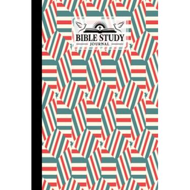 Imagem de Bible Study Journal: Rhombuses Cover Bible Study Journal, A Christian Notebook and Workbook | 120 Pages, Size 6" x 9" Design By Tamara Bertram