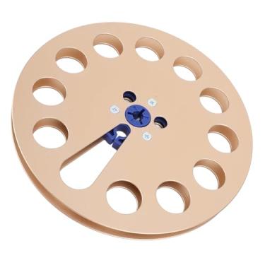 Imagem de Carretel Vazio de 7 x 1/4 para Enrolar, Carretel de Fita Vazio de Liga de Alumínio de 1/4 7 Polegadas para Gravação de Carretel Aberto, Fita de Som, Disco Vazio, Máquina de