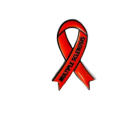 Imagem de Crachá de conscientização MS (esclerose múltipla), esmalte, Sem Pedra Preciosa