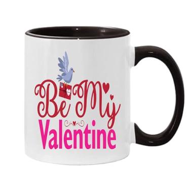 Imagem de SpreadPassion Caneca de café Be My Valentine, presente para namorado e namorada, presente de dia dos namorados, presente para amante dos namorados, presente para marido e esposa, ideia de presente de