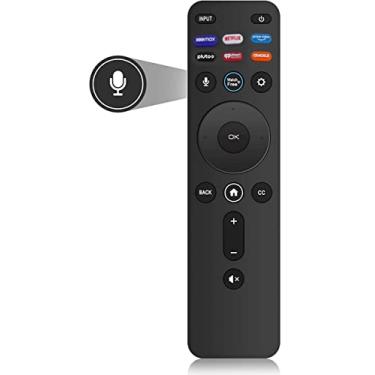 Imagem de Controle remoto de voz para Vizio Smart TV, XRT260 substituição para todas as Smart TVs Vizio LED LCD HD 4K UHD HDR com teclas de atalho HBO Max, Netflix, Prime Video, Pluto, iHeart Radio, Crackle,