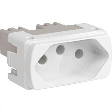 Imagem de Modulo Schneider Miluz 1 Tomada 20A. 2P+T. Branca - S3B70350