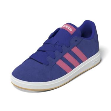 Imagem de adidas Tênis esportivo unissex infantil Grand Court 00s, Azul lúcido, magenta/branco, 4.5 Big Kid