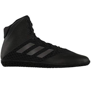 Imagem de adidas Tênis de luta livre masculino Mat Wizard 4, Carbono/preto, 3