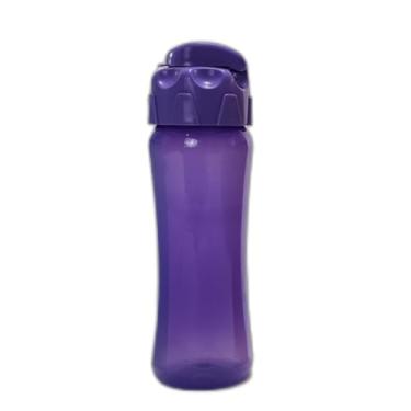 Imagem de Garrafa Squeeze Plástico 550ml Água, Sucos, Shake, Academia Treinos Garrafinha de Agua (Lilás)