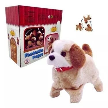 Imagem de Cachorro De Pelúcia Pula, Anda, Late Da Cambalhota Brinquedo - TOYS