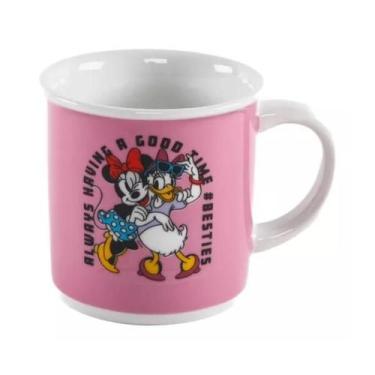 Imagem de Kit 4 caneca de porcelana retro minnie e margarida - 0