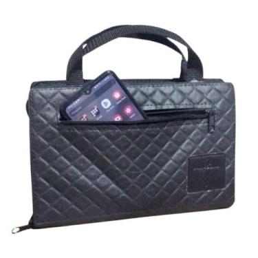 Imagem de Capa para Bíblia Média com Alça e Zíper com Bolso Externo  Estilo Bols