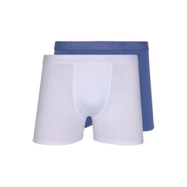 Imagem de Kit com 2 Cuecas Boxer Lupo 784-017 Colorido, Azul, GG