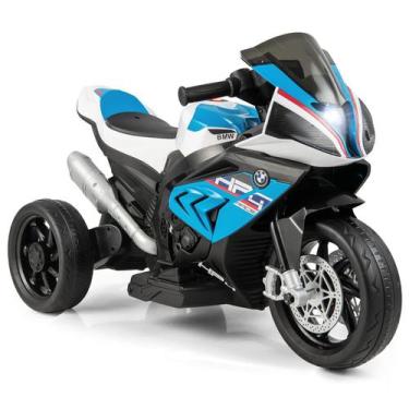 Imagem de Motocicleta Infantil Costzon BMW 12V com Farol Azul