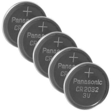 Imagem de Bateria Controle Remoto Pósitron CR 2032 Lithium 3v Longa Duração 5 Un