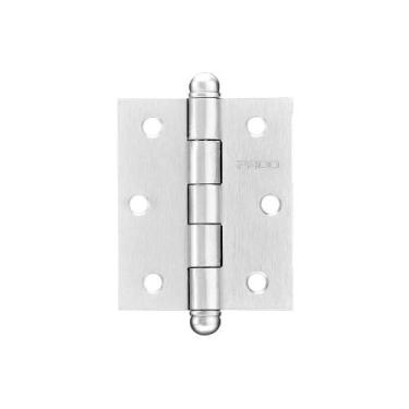 Imagem de Kit 3 Dobradiças Sem Rolamento 3025 em Inox Escovado - Pado