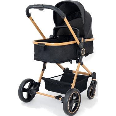 Imagem de Carrinho de Bebe Galzerano Ivy Berço Passeio Moises Gold