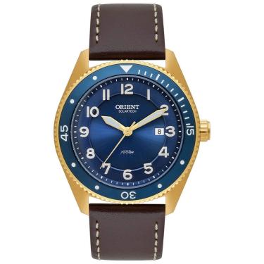 Imagem de Relógio ORIENT masculino analógico solar azul MGSC0003 D2NX