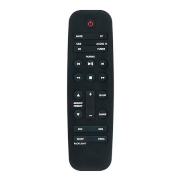 Imagem de Controle remoto de substituição compatível com Philips CD Player AZ700T/37 AZ700T AZ700T/12 sistema de som estéreo portátil Boombox CD Soundmachine sistema estéreo portátil
