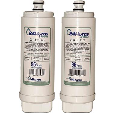 Imagem de Kit 2 Filtro Refil Compatível New UP Purificador Água Infinity Glass