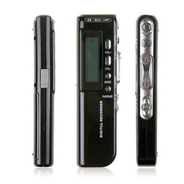 Imagem de Mini Gravador Voz Digital 8Gb Gravação Áudio Alta Qualidade - Bellator