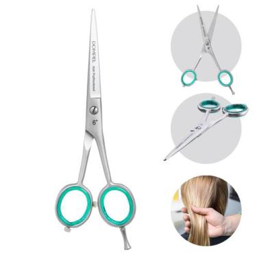 Imagem de Tesoura Corte de Cabelo Profissional Barbeiro Cabelereiro Hair Fio Las