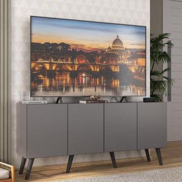 Imagem de Rack Retrô para TV até 50 Polegadas com 4 Portas Multimóveis MP1071, G