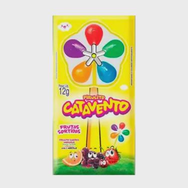 Imagem de Pirulito Catavento Frutas Sabores Sortidos 12g com 1 Unidade