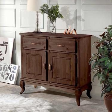 Imagem de Aparador Para Sala Rústico Madeira Maciça Imbuia 2001 Denk