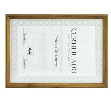 Imagem de Moldura Porta Diploma Certificado Tamanho A4 6051