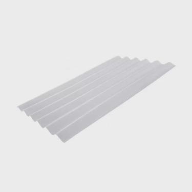 Imagem de Kit com 5 Telhas Policarbonato 183cm X 110cm Onda Alta