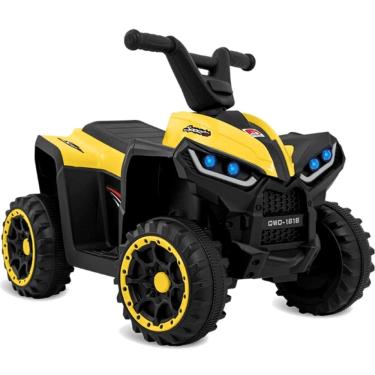 Imagem de Quadriciclo Eletrico Bandeirante Mini atv Sport 105 6V Amarelo