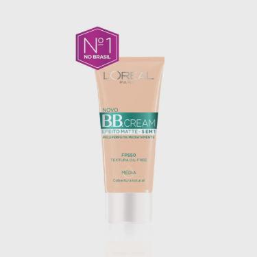Imagem de Base bb cream L'ORÉAL paris efeito matte cor média fps 50 30ML