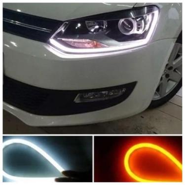 Imagem de Fita Led Flexível 60cm 12v Farol Drl Seta Sequencial - Yinaite, LED