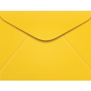 Imagem de Envelopes para Cartão de Visita 72x108mm – Caixa com 100 Unidades (Amarelo)