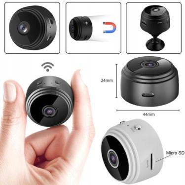 Imagem de Mini Câmera Escondida Espiã Wifi Hd 1080p Babá  Envio já - Home Goods