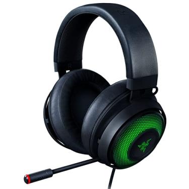 Imagem de Fone de ouvido USB Razer Kraken Ultimate RGB para jogos: THX 7.1 Spatial Surround Sound - Iluminação Chroma RGB