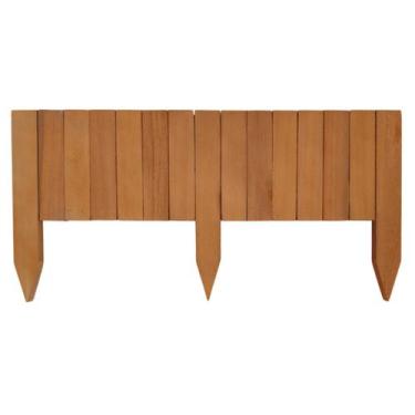 Imagem de Kit 3 Metros Cerca De Madeira Contenção Limitador Divisor Stain Mogno 